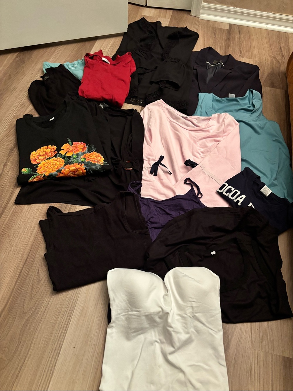 Tops Bundle - Jacket, kimono, t-shirts, tops.